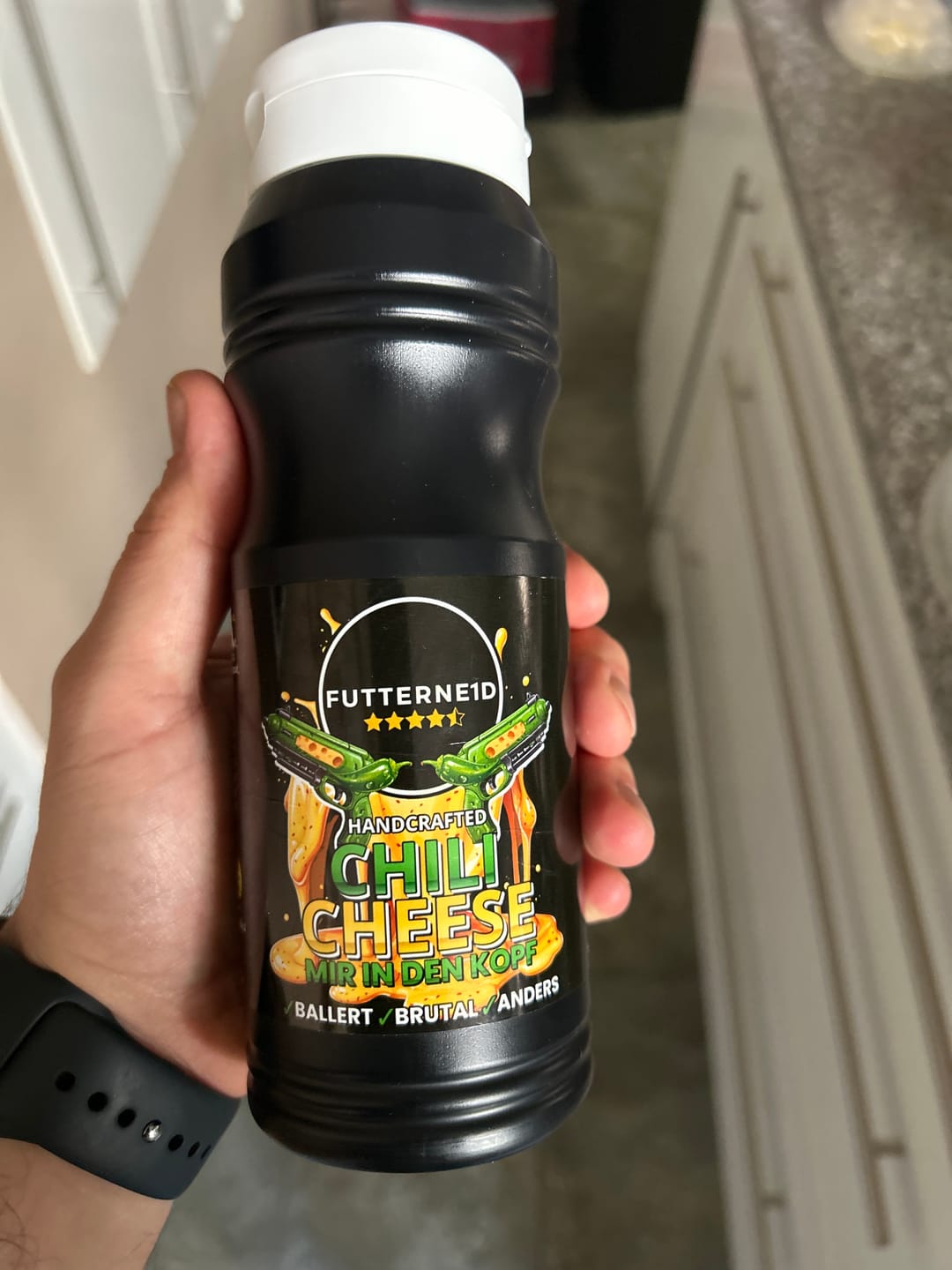 Customer photo review of CHILI CHEESE Sauce 500ml