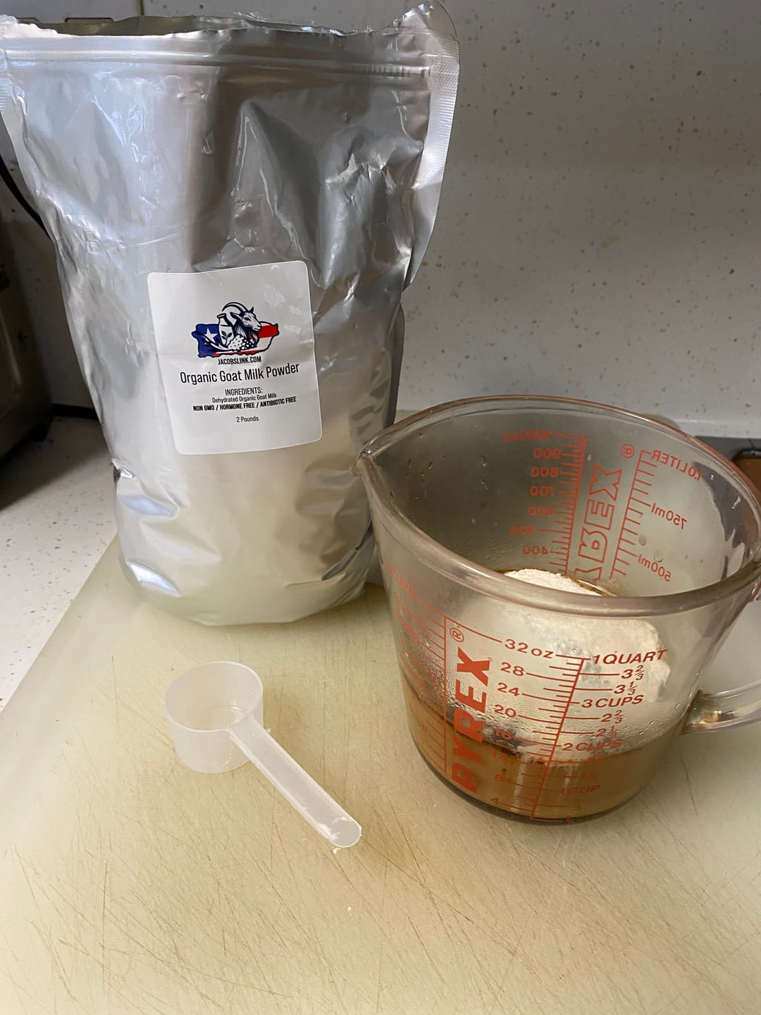 Customer photo review of Organic Goat Milk Powder