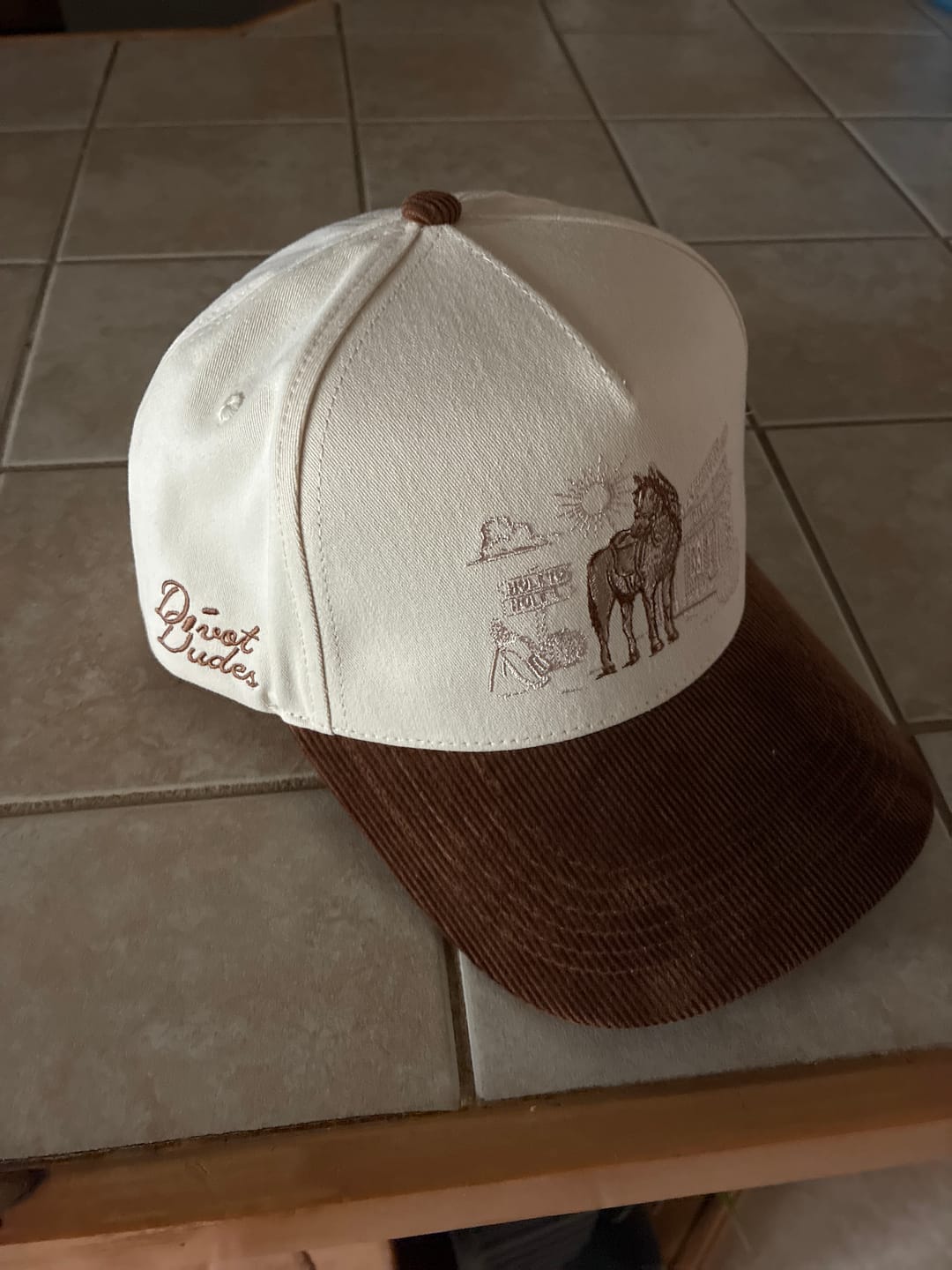 Customer photo review of The Turn Corduroy Brim Hat