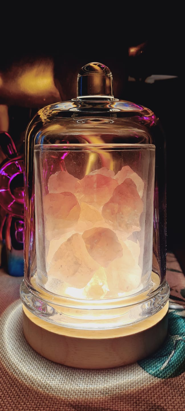 Customer photo review of Kristall-Diffusor Lampe mit LED – Duftöl Set in 5 Varianten