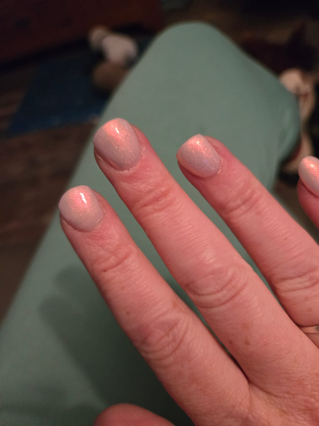 Customer photo review of Crimson Shift Chrome Powder
