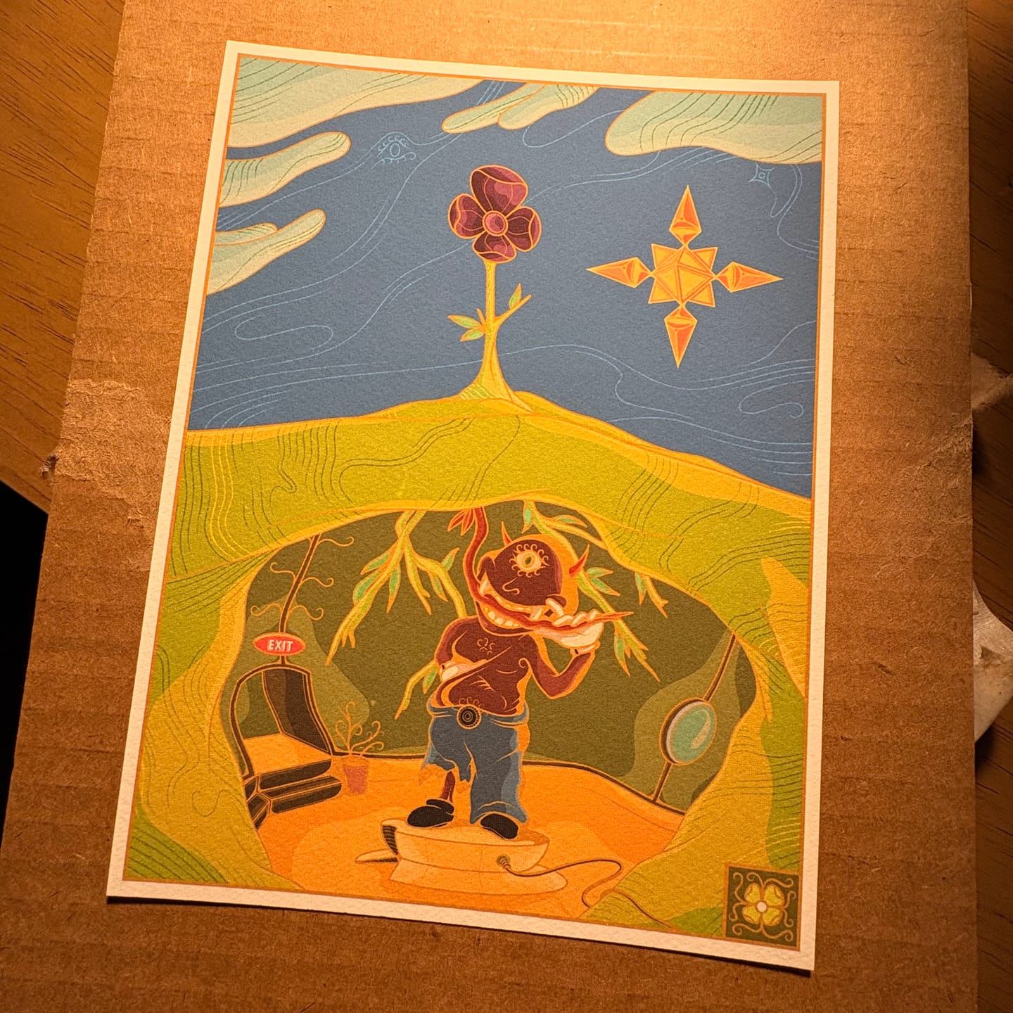 Customer photo review of Giclee Fine Art Prints - Cold Press Bright / Borderless - 6x8