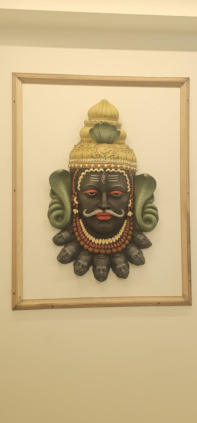 Customer photo review of Ujjain Mahakaleshwar Wall Mural - 3x2ft | Divine Energy | Dezin India
