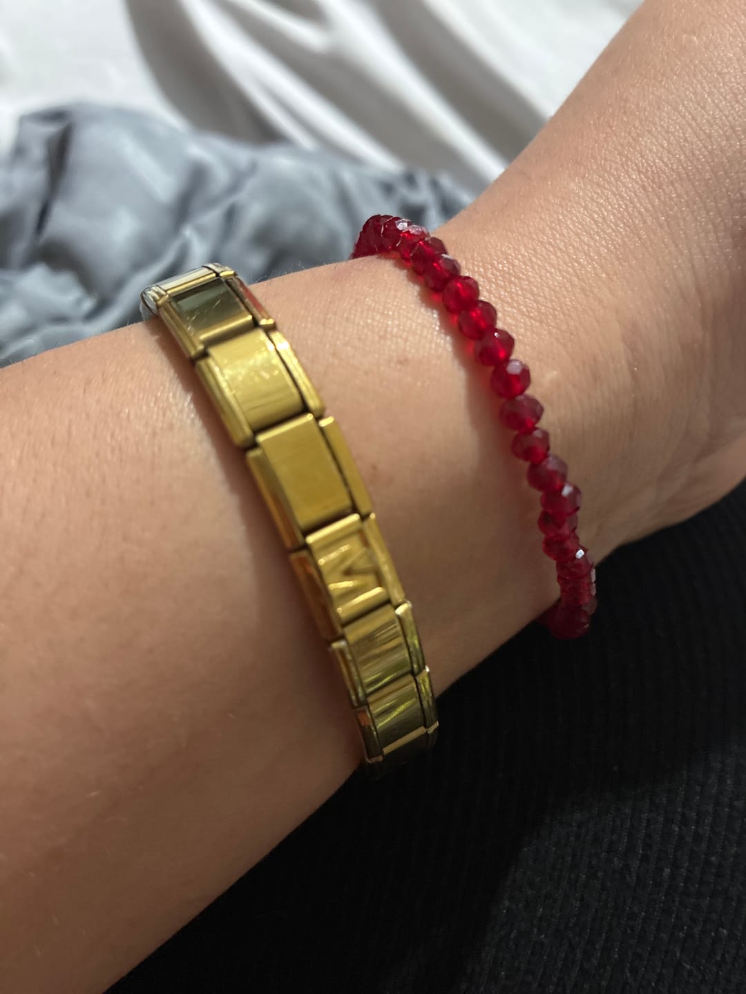 Customer photo review of Charm Letra M