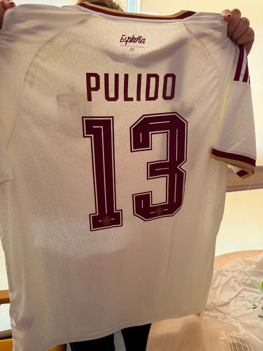 Customer photo review of CAMISETA MUNDIAL ESPAÑA AWAY 2026/27