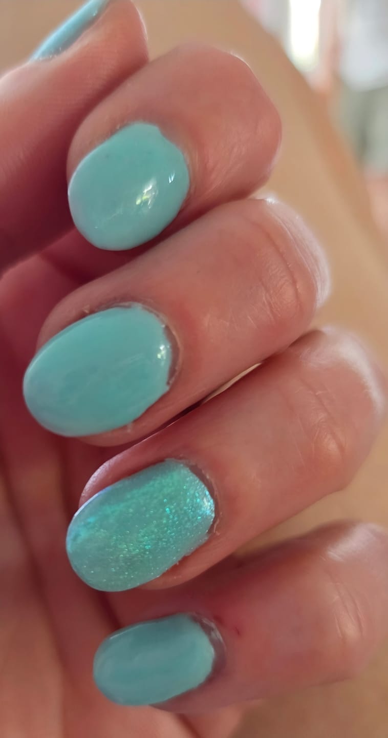 Customer photo review of Emerald Shift Chrome Powder