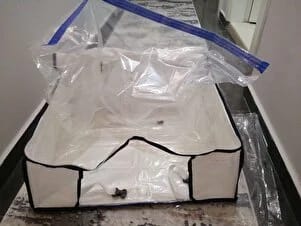 Customer photo review of Gule Home 2’li Vakumlu Hurç Seti Large + XXLarge Bez Çantalı Saklama Hurcu