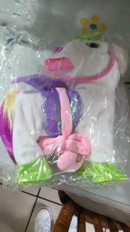 Customer photo review of Einhorn Kuscheltier Interaktiv | Laufend Singend Magisches Plüschtier mit Fernbedienung