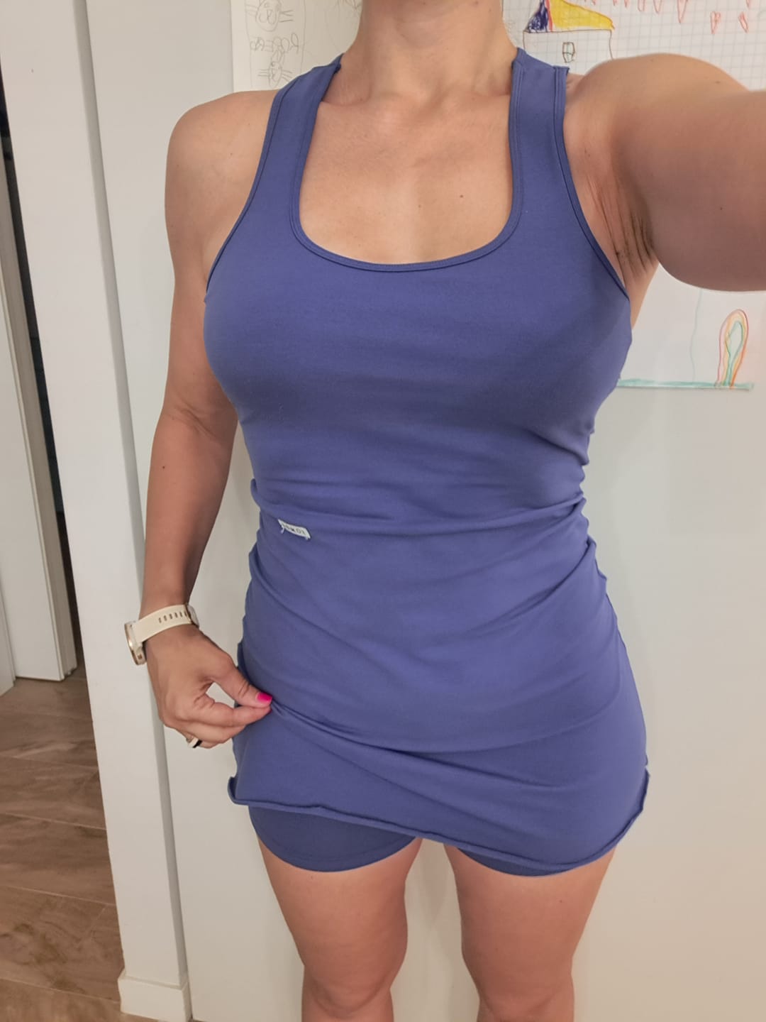 Customer photo review of Abito Crush Blu Avio