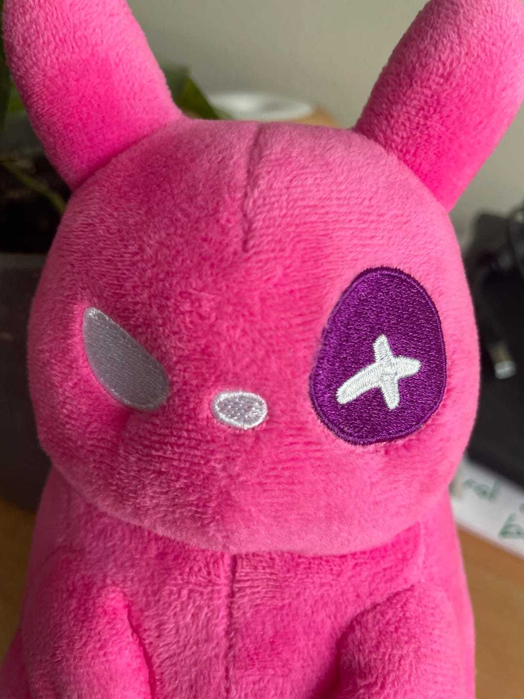 Customer photo review of Rain World - Artificer Slugpup Plush