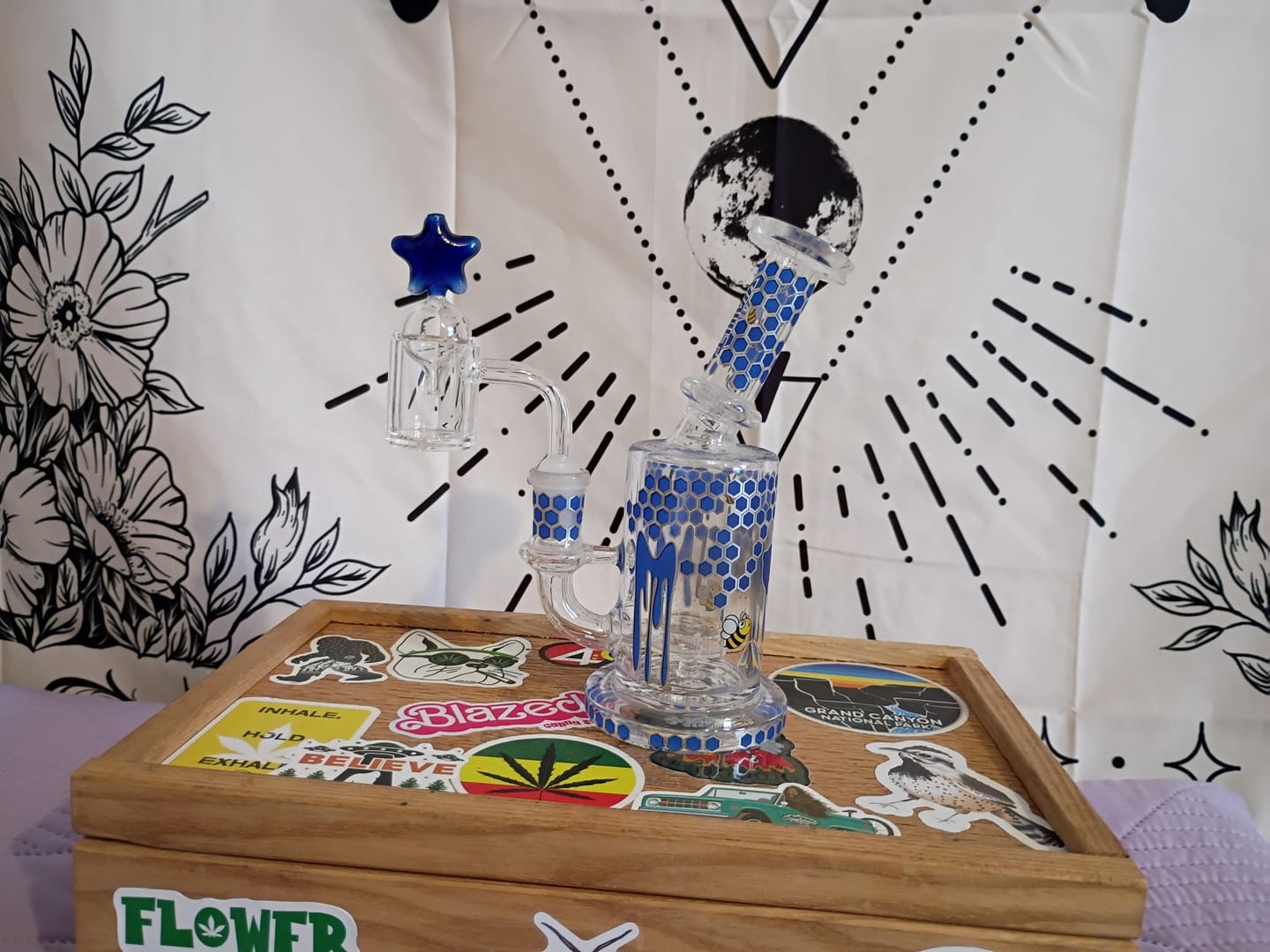 Customer photo review of BUBBLE STAR CARB CAP with banger included
