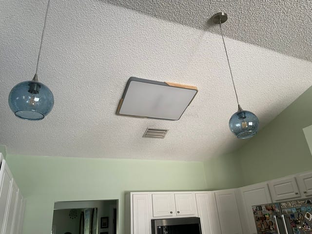 Customer photo review of Rectangle LED Flush Mount Light