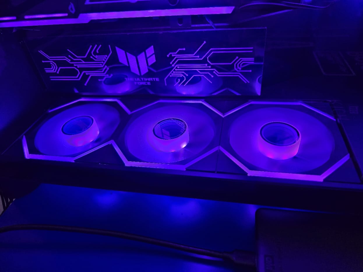 Customer photo review of Nollie FAN GC120 ARGB Cooling Fan Modular Stackable Splicing PWM Silent 120mm RGB Fans 26LED