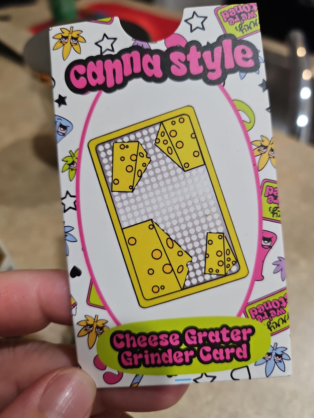 Customer photo review of CHEESE GRATER GRINDER CARD