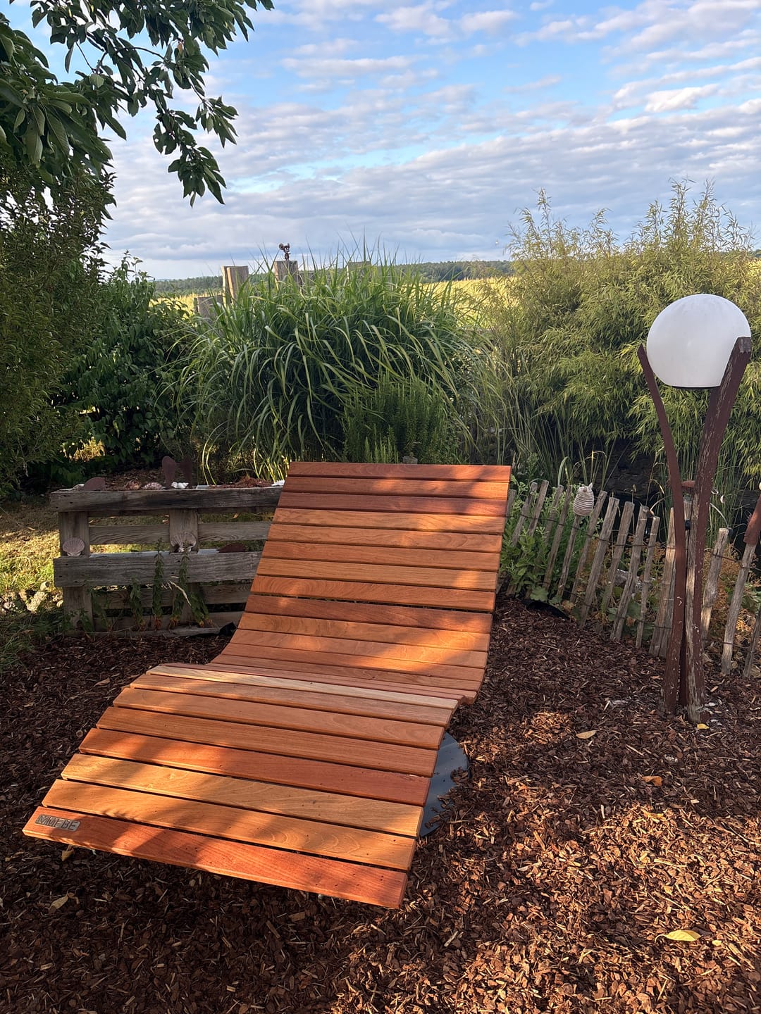 Customer photo review of MEBE Wave Lounge - drehbare Gartenliege für 2 Personen