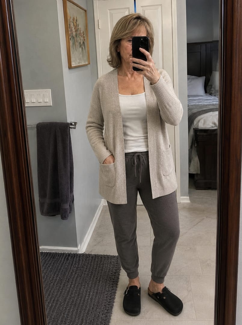Customer photo review of Women's Comfort Clogs | Slip-On Suede Mules with Arch Support & Adjustable Buckle | Sofuna