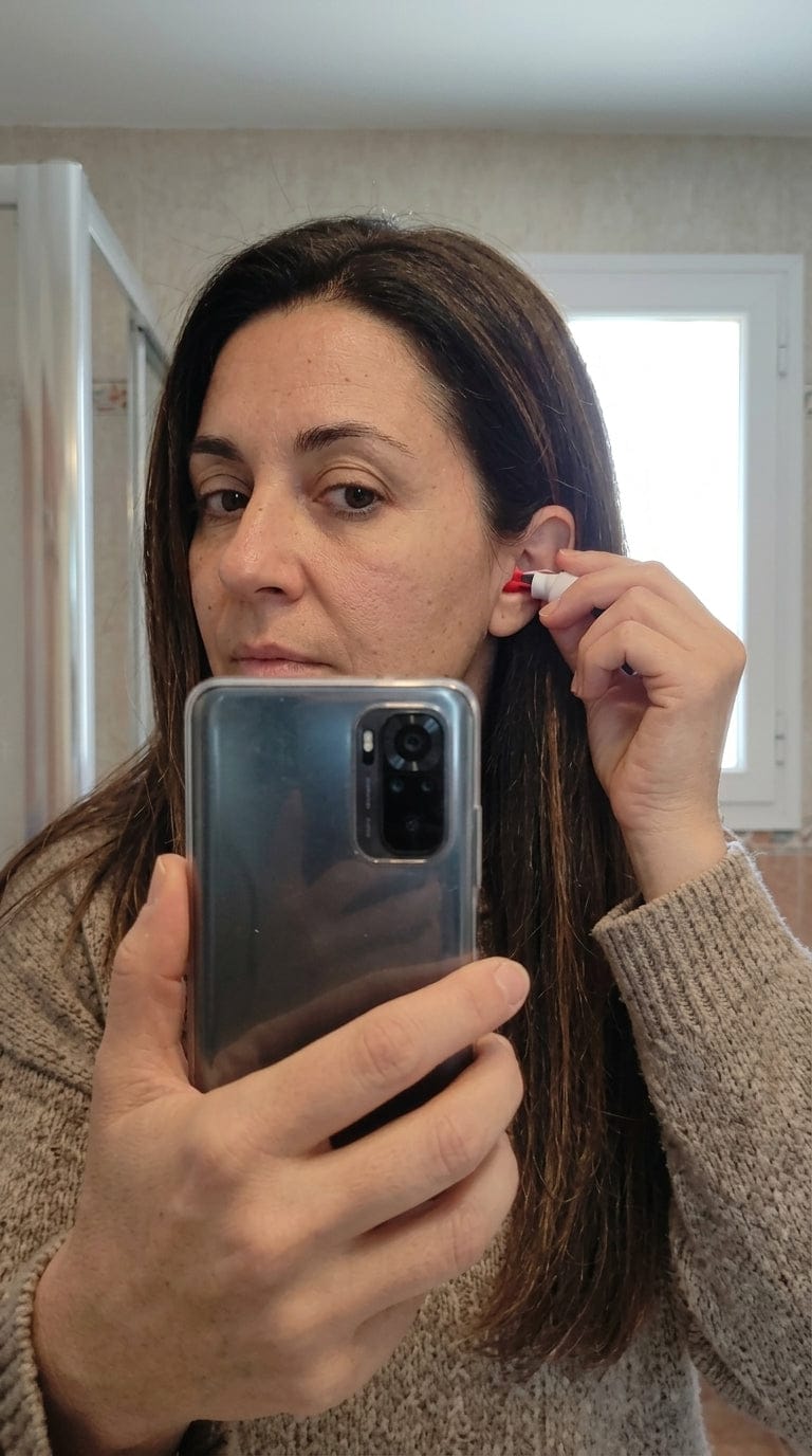 Customer photo review of Terapia de Luz Roja para el Tinnitus