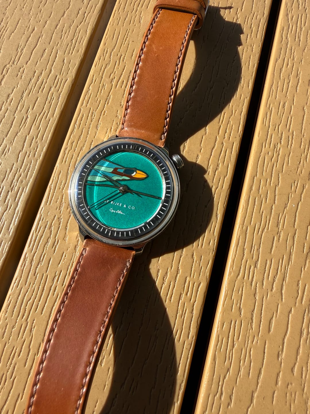 Customer photo review of Amaretto Shell Cordovan