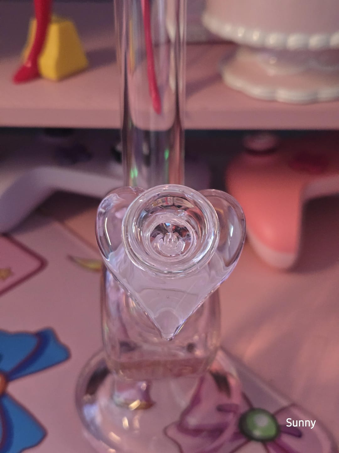 Customer photo review of PINK HEART BONG