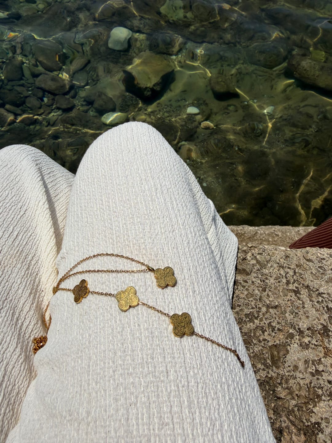 Customer photo review of Shukr | Sabr | Tawakkul Kleeblatt Armband