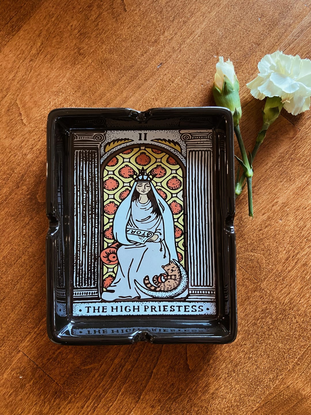 Customer photo review of HIGH PRIESTESS TAROT CARD ASHTRAY
