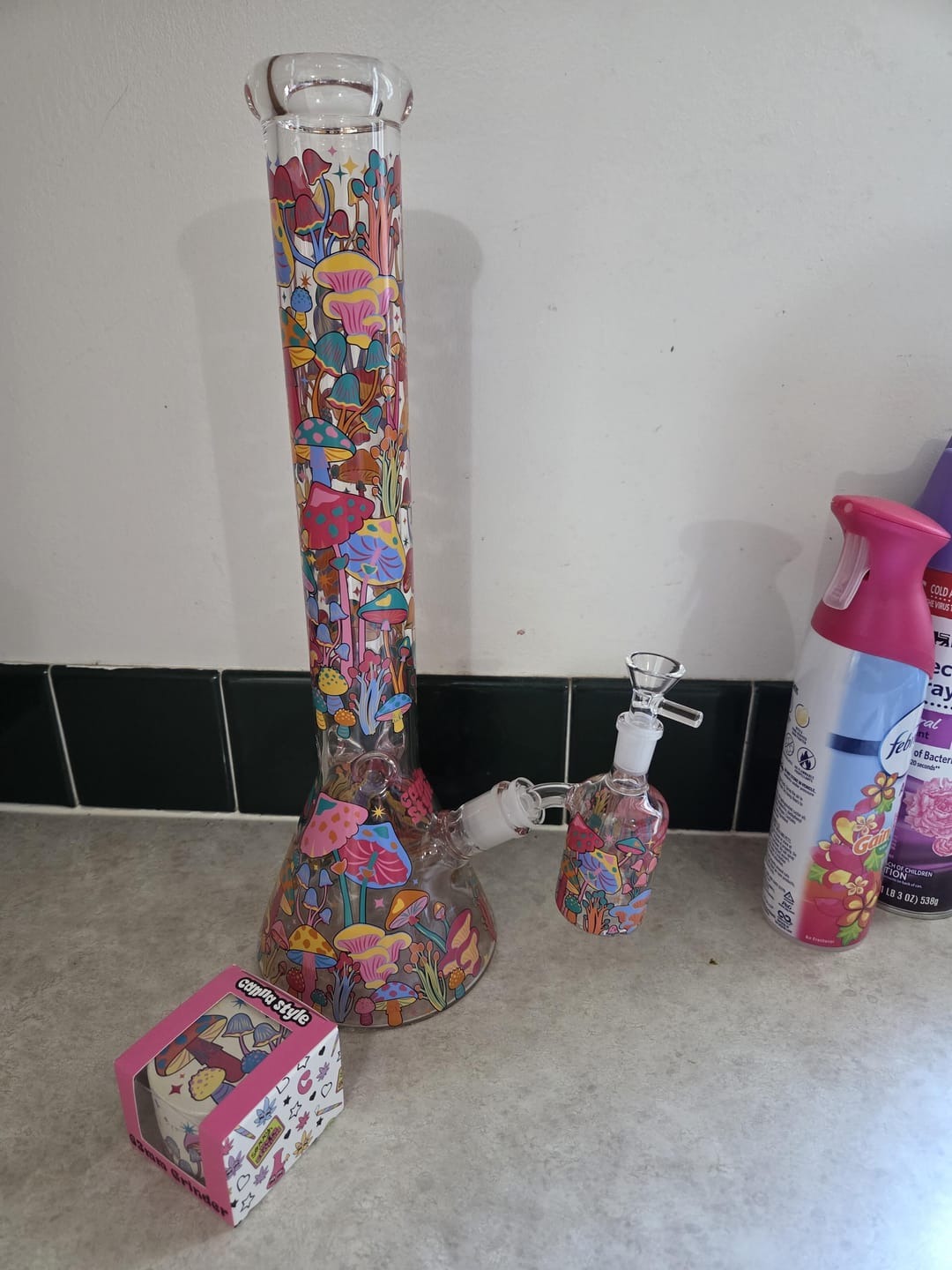 Customer photo review of COLORFUL MUSHROOM ASH CATCHER