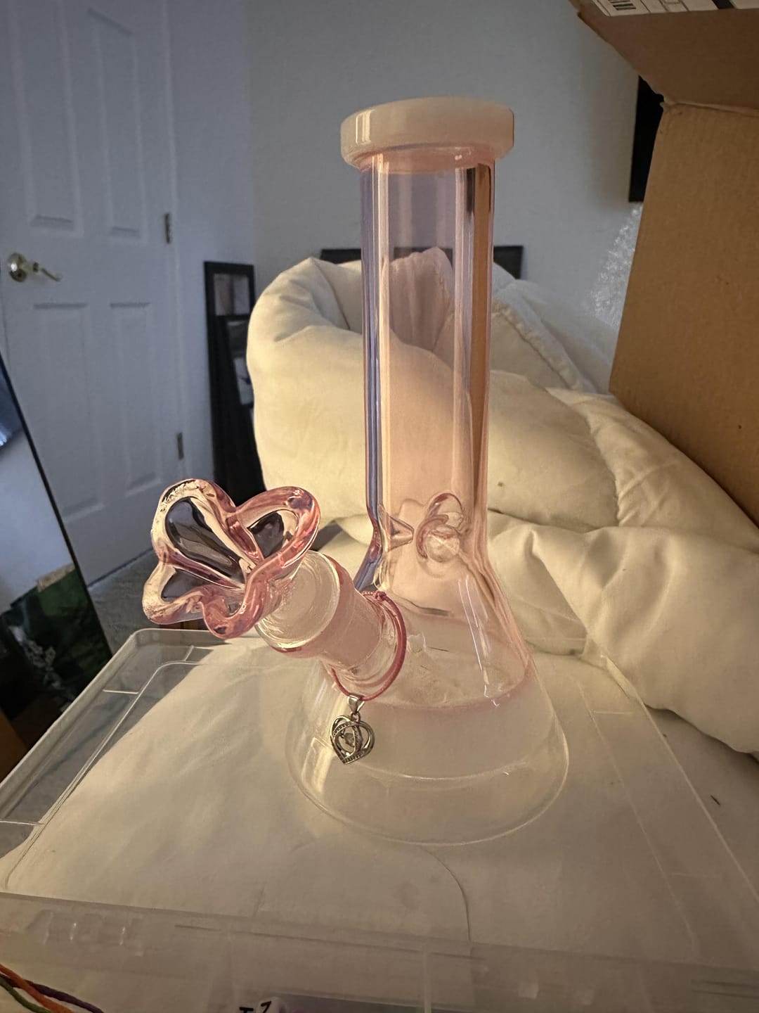 Customer photo review of CLASSY BEAKER BONG 8"