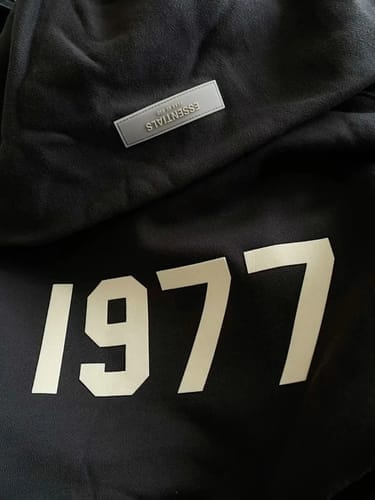 Customer photo review of Fear of God Essentials SS25 Jet Black Summer Set