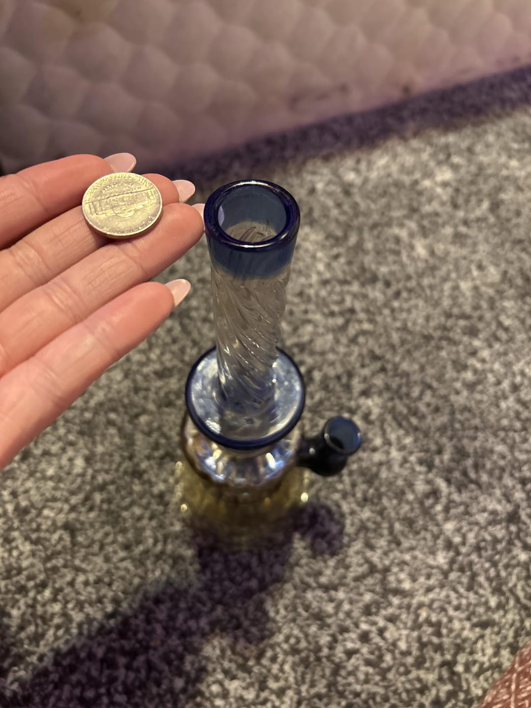 Customer photo review of ELEGANT SWIRL BONG