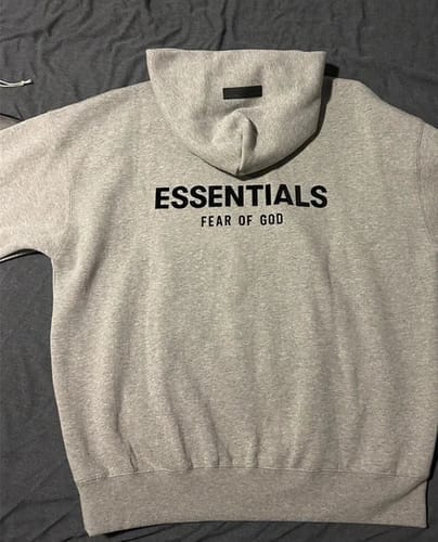 Customer photo review of Fear of God Essentials FW24 Black Yellow Summer Set