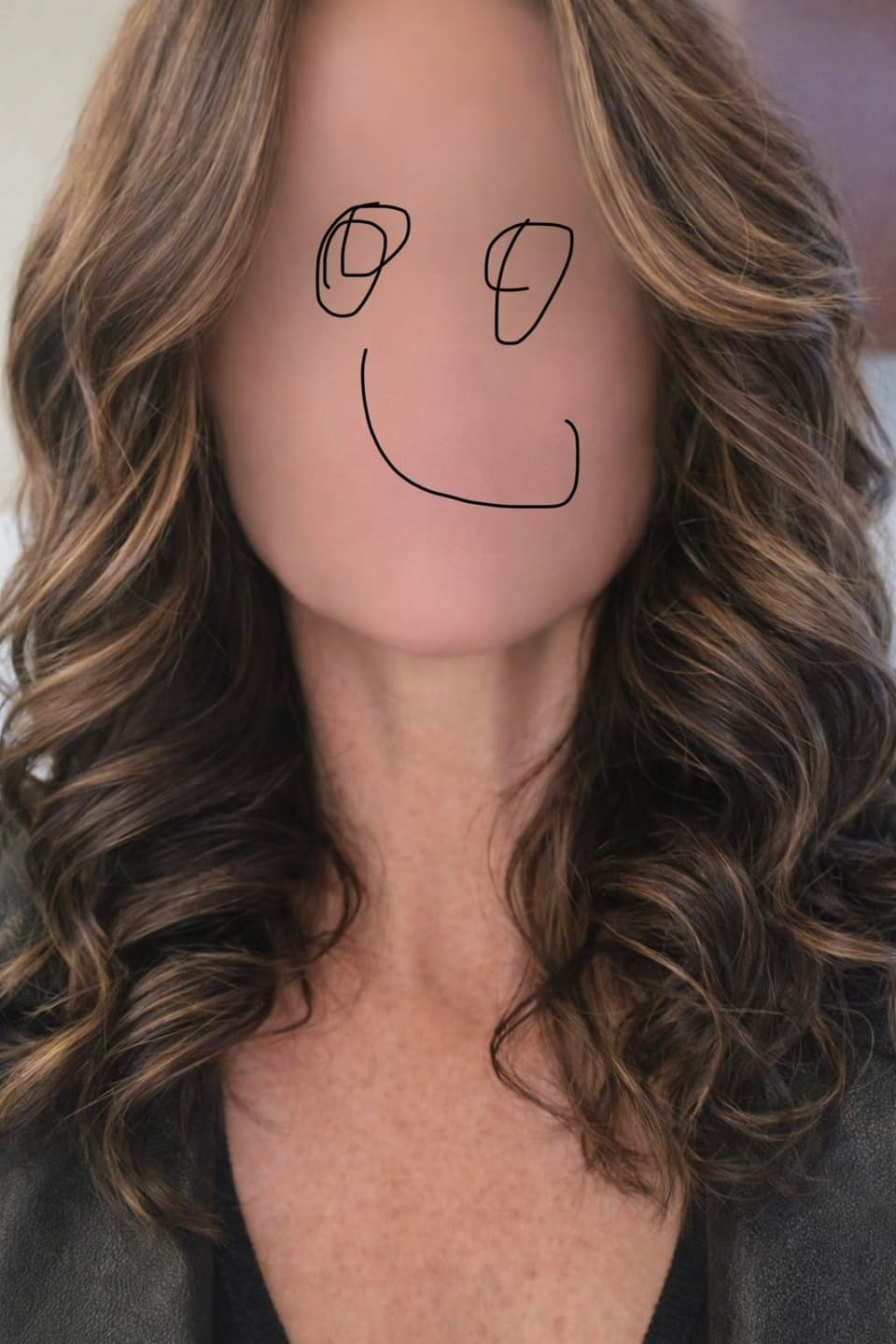 Customer photo review of 6x7 Inches Virgin Human Hair Toppers Mono Base Balayage Brown #4/4/27