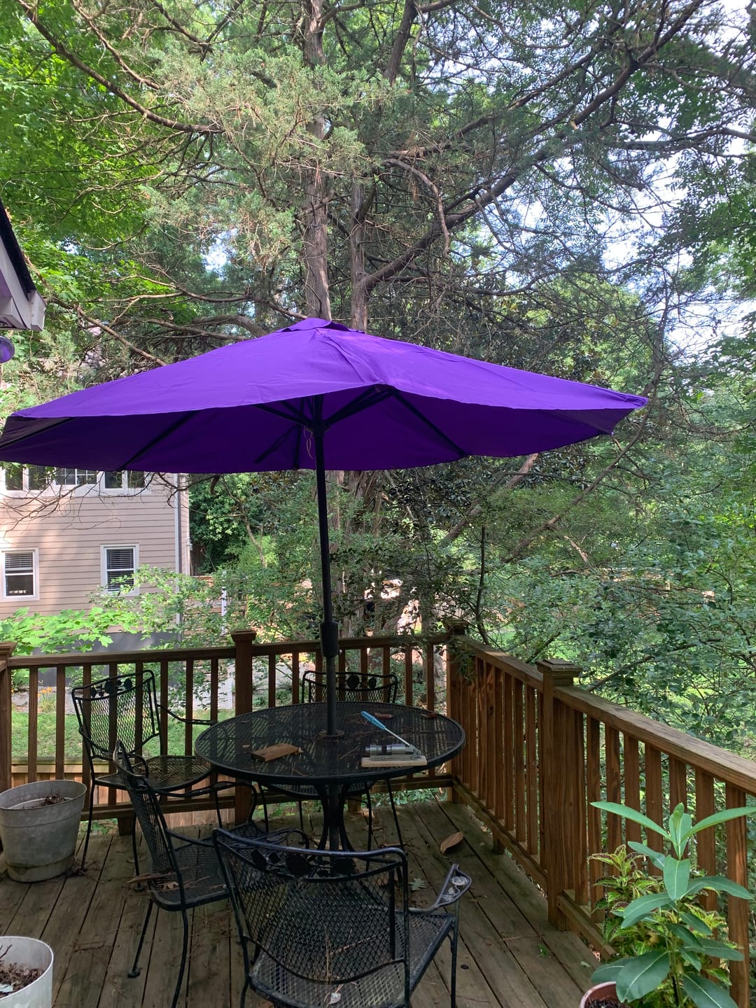 Customer photo review of Patio Umbrella Replacement Canopy for 8 Ribs