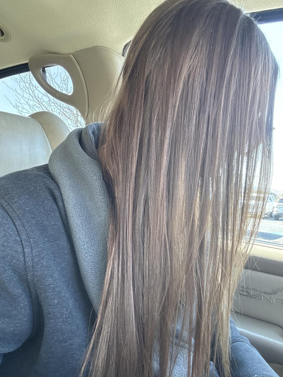 Customer photo review of 13x13cm Human Hair Toppers Mono Base Chunky Highlights #P8/60