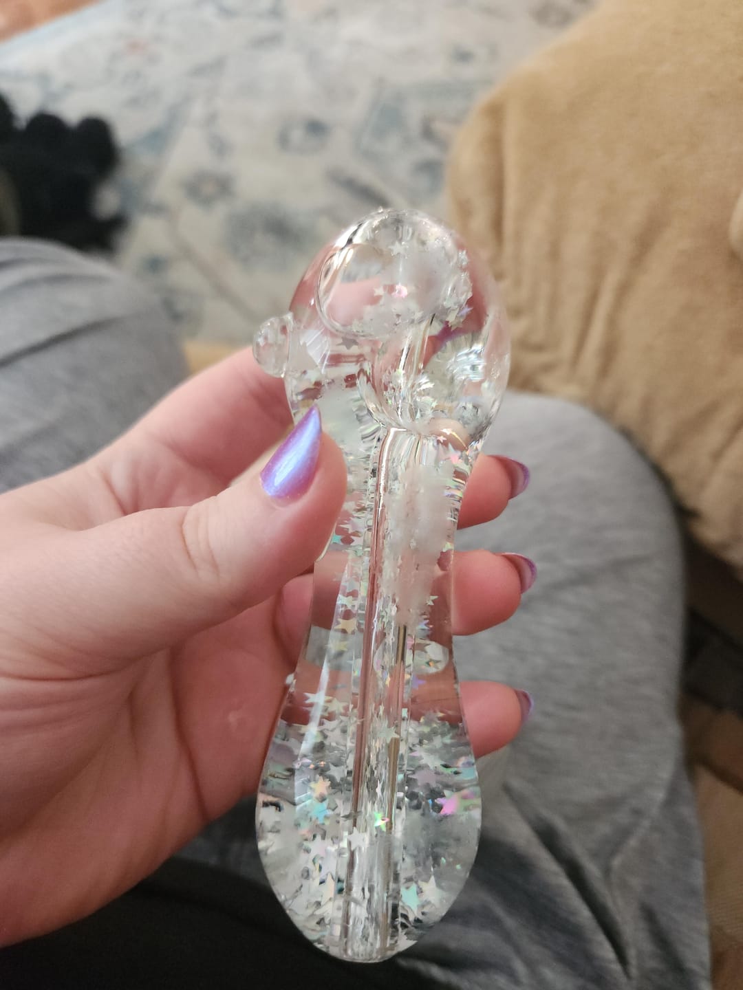 Customer photo review of FREEZEABLE STAR GLITTER PIPE