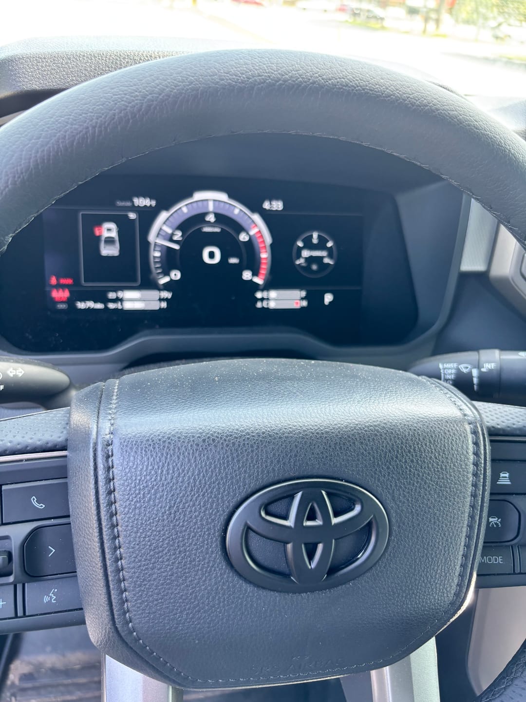 Customer photo review of Steering Wheel Emblem Overlay