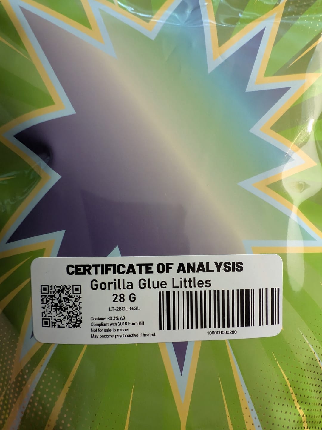 Customer photo review of LITTLES BRAND - Gorilla Glue - 28 Grams Littles - Hybrid
