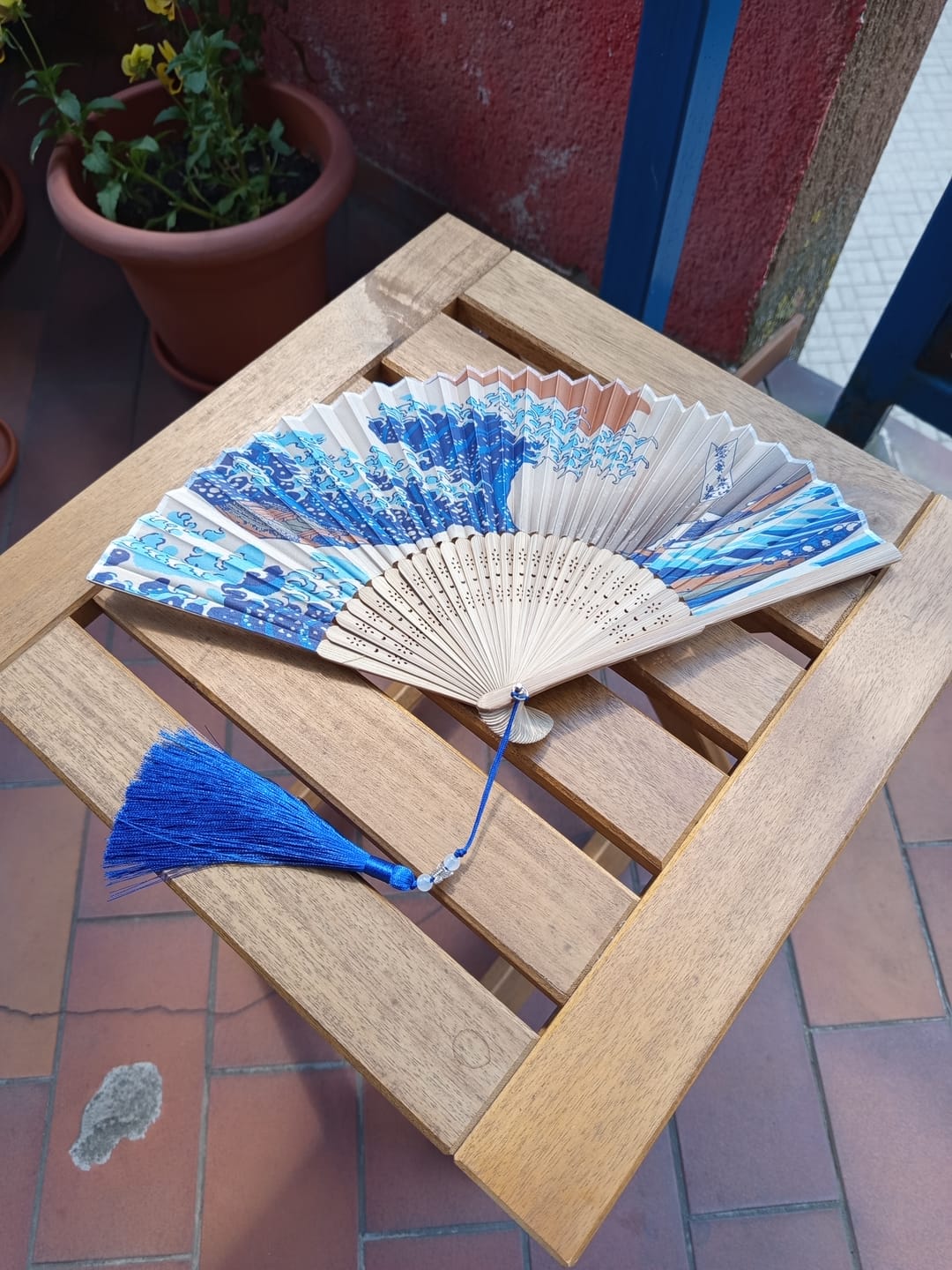 Customer photo review of Japoński Wachlarz Wielka Fala Kanagawy
