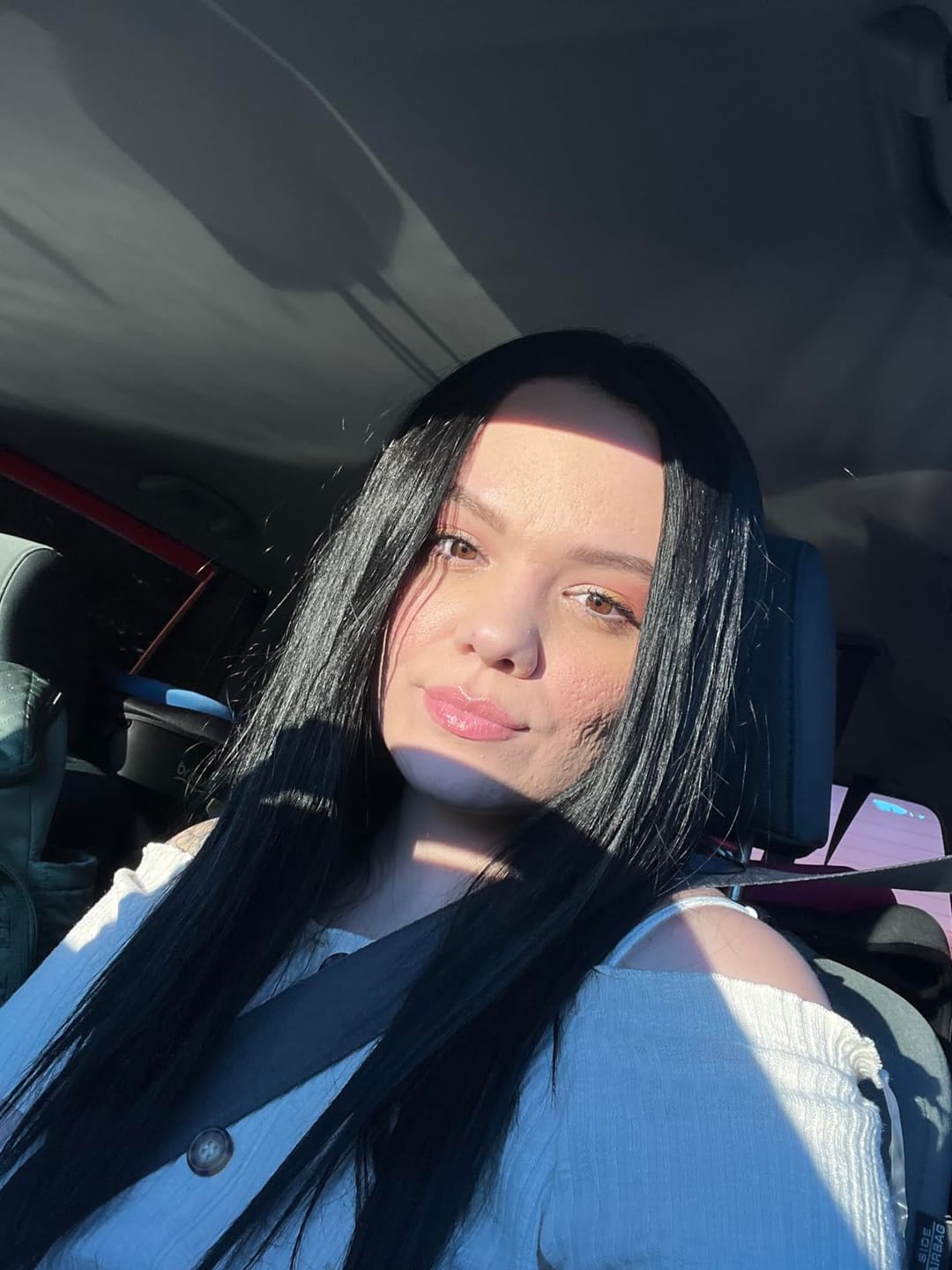Customer photo review of 100% Real Virgin Human Hair K Tip Pre Bonded Hair Extensions For Thin Hair Jet Black (#1)