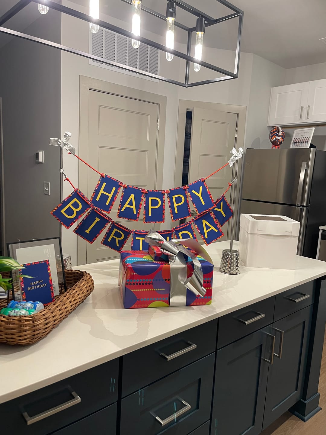 Customer photo review of Sprinkles Birthday Banner