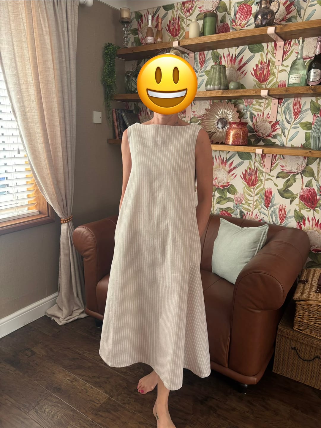 Customer photo review of Cotton Linen Fabric