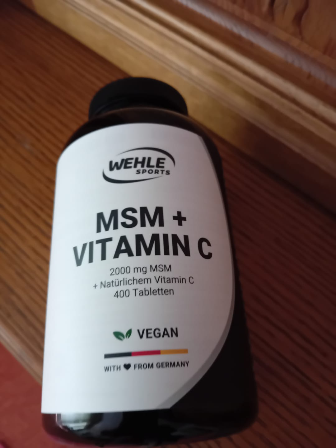 Customer photo review of MSM Tabletten Hochdosiert - 400 Stück - 2000 mg MSM + Natürliches Vitamin C