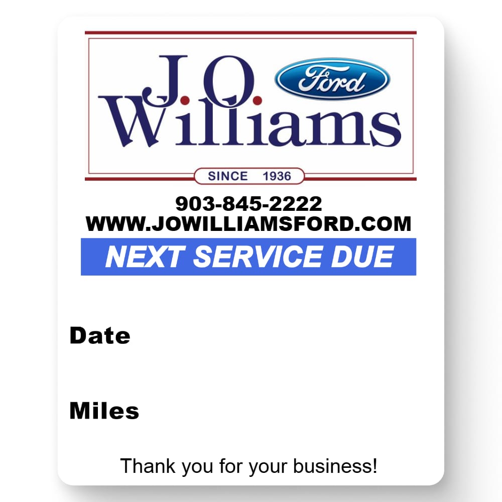 Customer photo review of Thermal Transfer Ribbon 2.25" x 243' – Wax/Resin with 1/2" Core for Oil Change Sticker Printer