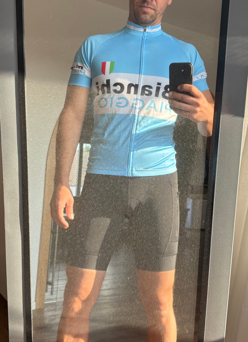 Customer photo review of Bianchi Piaggio Retro Short sleeves Jersey