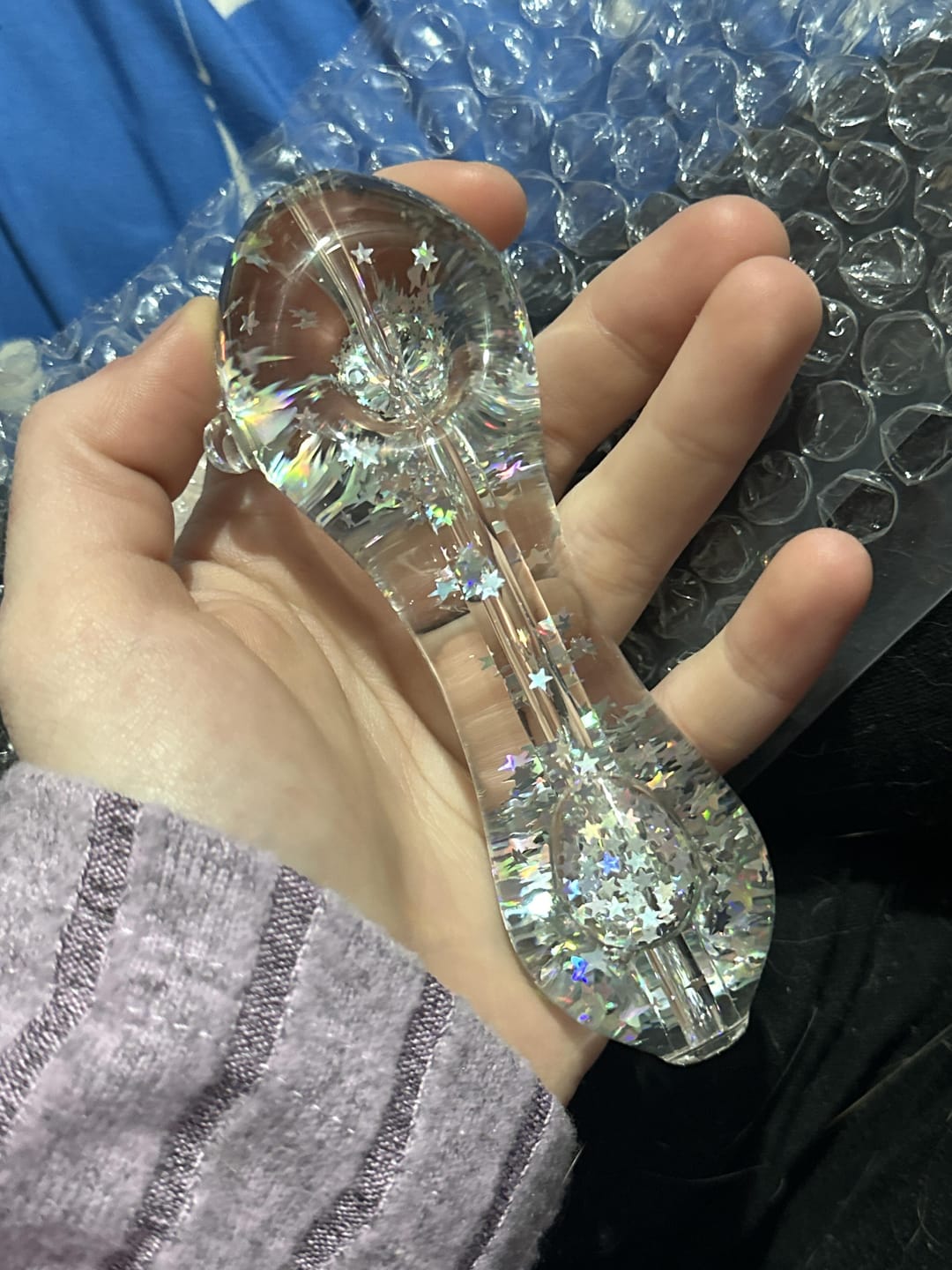 Customer photo review of FREEZEABLE STAR GLITTER PIPE