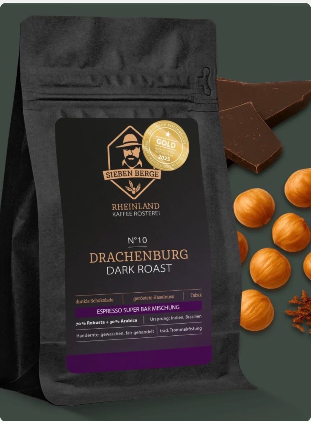 Customer photo review of N°5 Löwenburg – Kraftvolle Intensität mit samtiger Crema – Espresso Bar Mischung