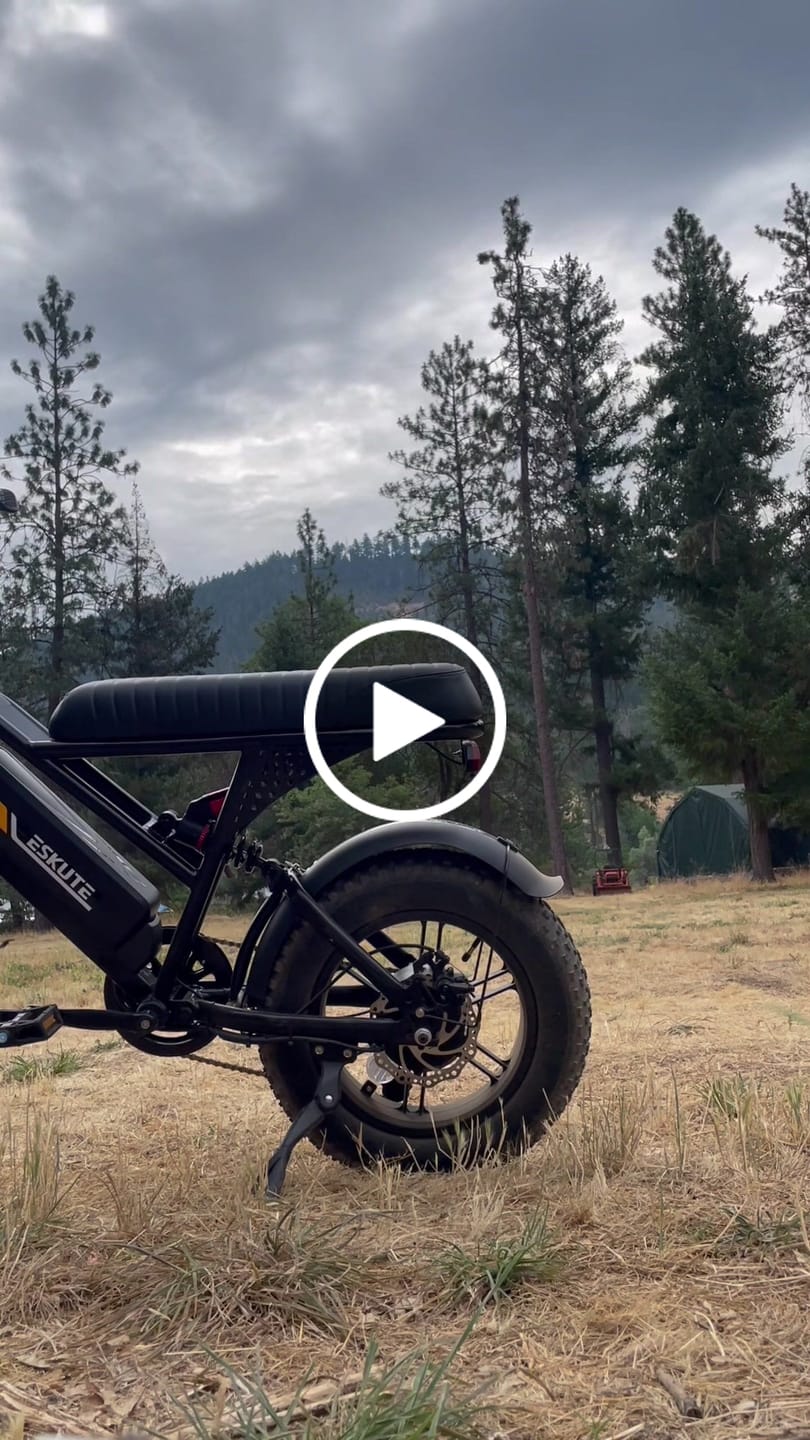 Customer video review of Eskute® V100 16*4.0" Electric Bike for Kids&Teens