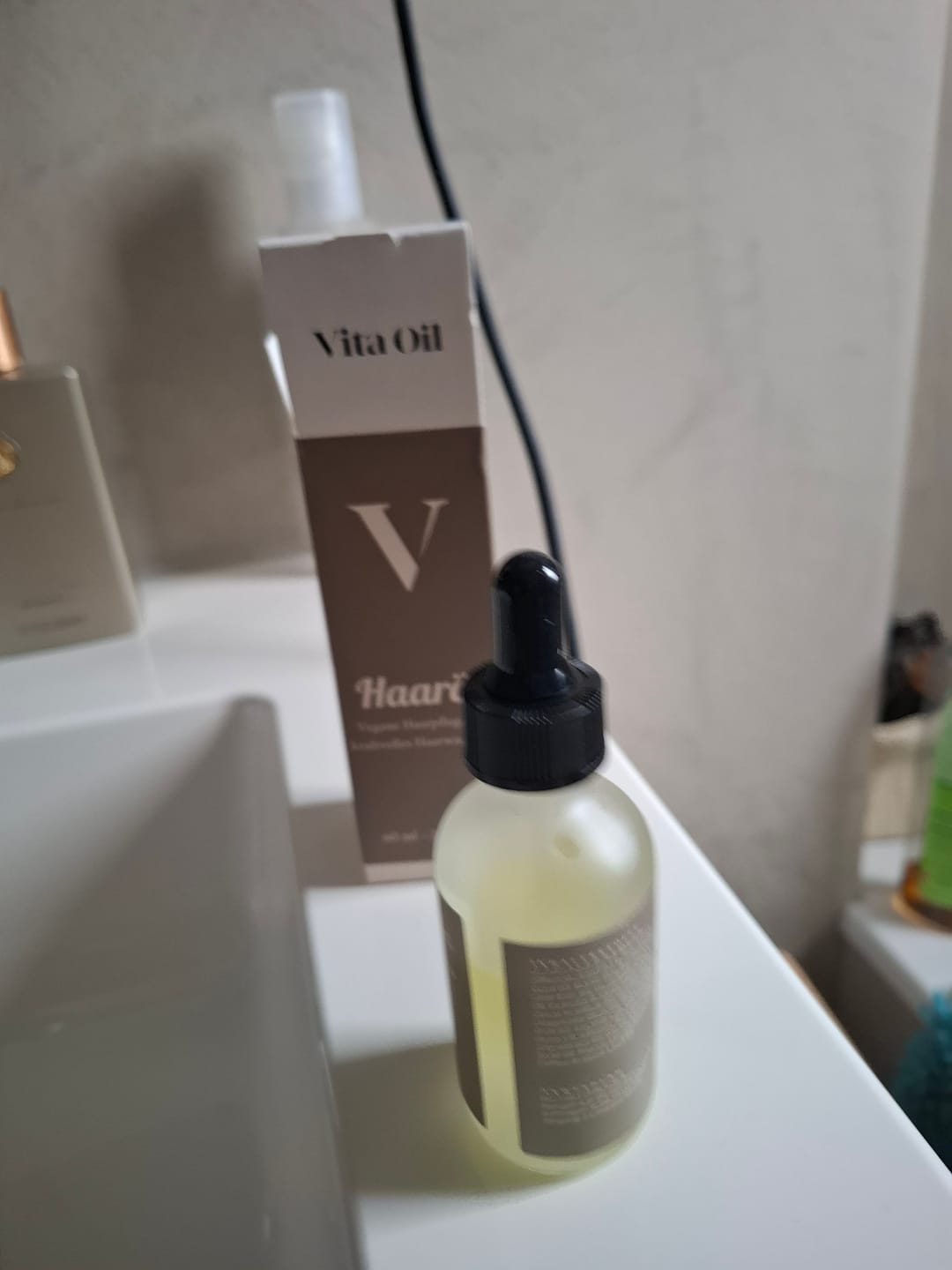 Customer photo review of Veganes Haaröl für schnelles Wachstum
