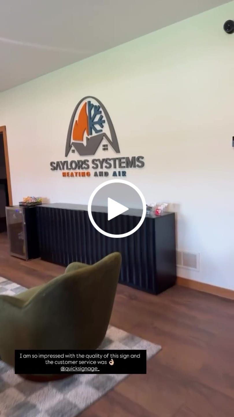 Customer video review of CUSTOM MOCKUP SIGN FOR Danielle Saylors