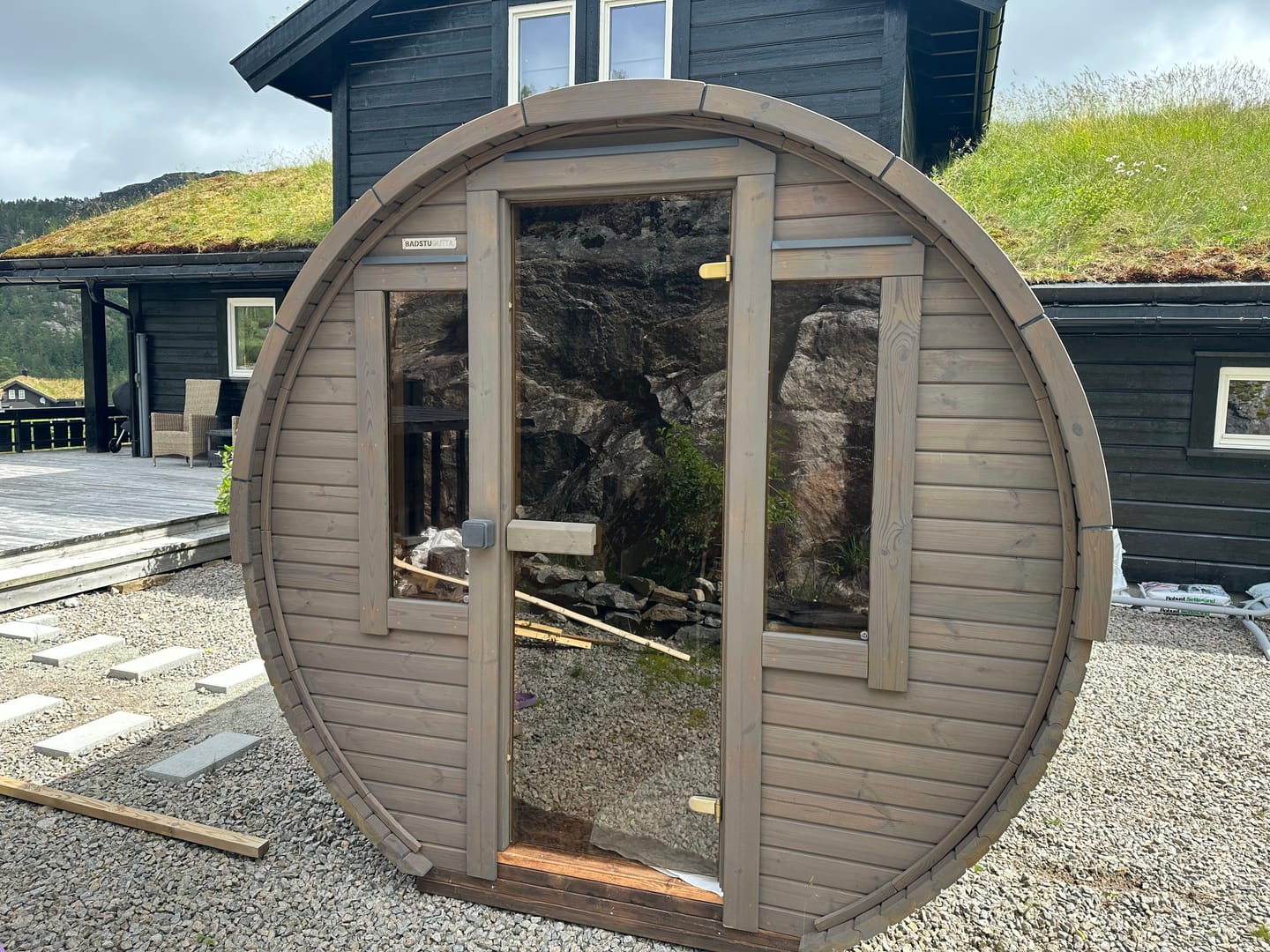 Customer photo review of Sawo Sandur 15 min - Timeglass badstue