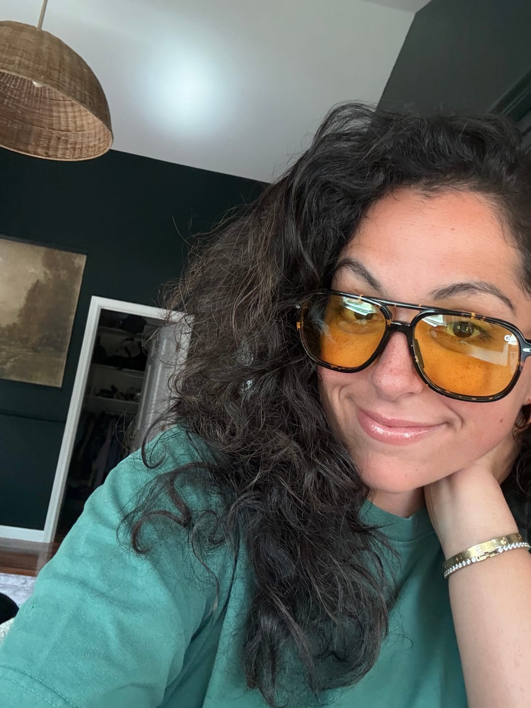 Customer photo review of Blue Light Glasses